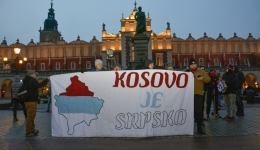 Demonstracja: Kosowo jest serbskie. 2018-02-17